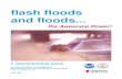 flash floods and floodsFlash floods occur within a few minutes or hours of excessive rainfall, a dam or levee failure, or a sudden release of water held by an ice jam. Flash floods