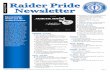 Raider Pride Newsletter · Rube Goldberg. According to competition officials, the Seneca Valley Team was chosen as a category winner because they demonstrated the most mechanical