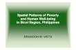 Spatial Patterns of Poverty and Human Welland Human Well ...giswin.geo.tsukuba.ac.jp/sis/tutorial/Vista_Summer_seminar_072007.… · Case Study Area: Bicol Region Philippines. Matrix