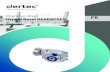 Stainless Steel FK Hypoid Bevel GEARBOXES · Dertec Hypoide bevel gearboxes are, just like the series FV worm gearboxes, specifically developed with a view to hygiene and cleanability.