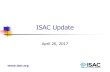 ISAC Update April 2017...ISAC Military Programs 2016-17 Illinois Veteran Grant The start date for spring term benefit processing was January 16, and claims are due on or before May