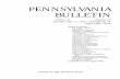 PENNSYLVANIA BULLETIN · PENNSYLVANIA BULLETIN Volume 27 Number 20 Saturday, May 17, 1997 • Harrisburg, Pa. Pages 2403—2518 Agencies in this issue: The General Assembly