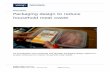 Final report Packaging design to reduce household meat waste · The food industry can play a major role in food waste prevention by influencing behaviour and facilitating behaviour