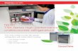 NEW! TSX Series high-performance undercounter refrigerators · Thermo Scientific TSX Series high-performance undercounter refrigerator Model No. Settable Range Capacity cu. ft. (liters)