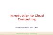 Introduction to Cloud Computing · Introduction to Cloud Computing 6. Introduction to Cloud Computing 6. Created Date: 8/30/2015 10:15:24 AM ...