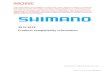 2015-2016 Products compatibility informationproductinfo.shimano.com/download?path=pdfs/archive/2015-2016... · 2015-2016 Products compatibility information Version 2.9, Aug. 24, 2015,