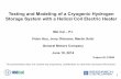 Testing and Modeling of a Cryogenic Hydrogen ... - Energy.gov · 6/18/2014  · Thermal management and desorption modeling of a cryo-adsorbent hydrogen storage system, International