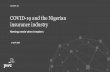 COVID-19 and the Nigerian insurance industry - PwC · 2020-04-10 · PwC COVID-19 pandemic : Global risks and concerns and its impact on the global economy 4 COVID-19 and the Nigerian