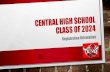 CENTRAL HIGH SCHOOL CLASS OF 2024€¦ · graduation requirements-25 credits •4 math credits- geom, alg i, alg ii, and a specialized math course •4 english credits-english 9,
