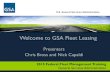 Welcome to GSA Fleet Leasing · Welcome to GSA Fleet Leasing Presenters Chris Bross and Nick Capaldi . GSA 2015 Federal Fleet Management Training ... •WEX Station Locator / DOE