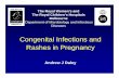 Congenital Infections and Rashes in Pregnancy€¦ · Congenital Infections and Rashes in Pregnancy Andrew J Daley. A rash diagnosis … • Varicella zoster virus • Human parvovirus