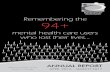 SA Federation for Mental Health Remembering the 94+ Annual Report 20… · Nation’s Wealth APRIL 2016 - MARCH 2017 Remembering the 94+ mental health care users ... Gauteng Department