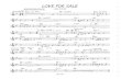 LOVE FOR SALE CHORDS IN OR OUT OF PARENTHESIS BEFORE ... · LOVE FOR SALE CHORDS IN OR OUT OF PARENTHESIS BEFORE STARTING. Eba (OR COLE PORTER (OR Eba SWING FEEL LATIN FEEL Bb7b9©
