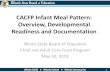 CACFP Infant Meal Pattern: Overview, Developmental ...€¦ · Whole Child Whole School Whole Community 1 CACFP Infant Meal Pattern: Overview, Developmental Readiness and Documentation