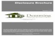 Demming Financial Services Corporation Disclosure Brochure ... · 9/9/2017  · This brochure provides information about the qualifications and business practices of Demming Financial