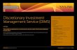 Discretionary Investment Management Service (DIMS) · Discretionary Investment Management Service (DIMS) PART B4: Your guide to applying for a market service licence under the Financial