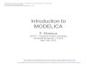 Introduction to MODELICA · Hierarchical system architecture capabilities. SIMUREX 2012 Cargèse – France – 10-14/04/2012 Modelica - Introduction Patrice Moreaux - 10 / 34 Modelica