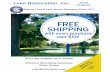 FREE SHIPPING - Lake Restorationlakerestoration.com/pdf/2018-Lake-Restoration-Product... · 2018-03-06 · Your aquatic plant control experts! ONLINE: LakeRestoration.com VISIT US