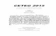 Abstract volume - cuni.cz · 2017-06-09 · CETEG 2015 13th Meeting of the Central European Tectonic Groups 20th Meeting of the Czech Tectonic Studies Group (ČTS) Kadaň 22-25 April