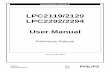LPC2119/2129 LPC2292/2294 User Manualseddon-software/Feabhas/LPC2129 User Manual...7 January 08, 2004 Philips Semiconductors Preliminary User Manual ARM-based Microcontroller LPC2119/2129/2292/2294