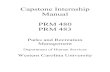 Capstone Internship Manual · Appendix H: Capstone Internship Timeline-Check Sheet 21 . Capstone Internship Manual (01.11.2016) 2 ... The student should produce a six minute video