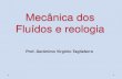 Mecânica dos Fluídos e reologia - USPsistemas.eel.usp.br/docentes/arquivos/5840921/LOM3089/1... · 2020-02-20 · 1) Fundamentos de mecânica dos fluidos. Revisão de estática