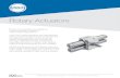 Rotary Actuators - Bimba€¦ · Rotary Actuators Bimba rotary actuators are designed to accommodate a variety of rotary motion applications. Pneu-Turn® rotary actuators are manufactured
