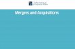 Mergers and Acquisitions - IICA and Acquisitions.pdf · Business cycles have become shorter World has become flat Larger Corporate have become larger and are keen to ... Mergers and