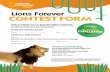 Lions Forever CONTEST FORM - National Geographic Kids...LIONS FOREVER ALMANAC CHALLENGE National Geographic Kids 1145 17th St., NW Washington, DC 20036 Lions Forever CONTEST FORM Create