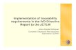 Implementation of traceability requirements in the IVD ... · EDMA - Information • EDMA informs its members (manufacturers) on the work of the JCTLM to ensure a transition to reference