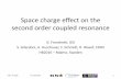Space charge effect on the second order coupled resonance · IOTA SIS18, SIS100 PS, SPS, .. resonance compensation with space charge 2014 SIS18 ~2 days. 3-8 / 7/ 2016 G. Franchetti
