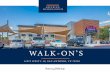 WALK-ON’S - LoopNet...11075 W I-10, San Antonio, TX Corporate Office LEASE SUMMARY ANNUAL RENT Lease Type Double Net Roof & Structure Landlord Responsible Tenant Walk-On’s Enterprises