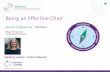 Being an Effective Chair€¦ · Association of Chairs 3 •We support Chairs and Vice Chairs of charities and non-profit organisations to lead their boards effectively and ensure