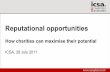 Reputational opportunities - ICSA · UK RepTrak™ Pulse 2011. 62 UK Respondent Profile & Methodology U.K. Respondent Profile A total of 34,897 ratings of the 300 selected companies