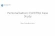 Personalisation: ELEKTRA Case Study · 2018-01-30 · CS7IS5 -Personalisation: ELEKTRA Case Study 2. PersonalisationIngredients and Recipes User Content* Context Strategy CS7IS5 -Personalisation: