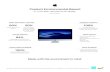 Product Environmental Report - Apple Inc. · 2019-04-18 · 27-inch iMac with Retina 5K display 9 Product Environmental Report Endnotes 4 The pr evious-generation 27-inch iMac with