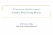 Computer Architecture: Parallel Processing Basicsece740/f13/lib/exe/... · Readings Required Hill, Jouppi, Sohi, “Multiprocessors and Multicomputers,” pp. 551- 560 in Readings