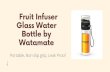Glass Infuser Bottle