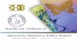 BANK OF JAMAICA Quarterly Monetary Policy Report · BPO Business Process Outsourcing BRO Bi-monthly repurchase operations bps Basis points CDs ... the labour market. Inflation Outlook