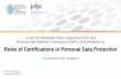 Roles of Certifications in Personal Data Protection · 3. CIPL Comments to WP29 Updated Working Documents Setting Up Tables for Binding Corporate Rules and Processor Binding Corporate