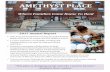 AMETHYST PLACE · 2017 Annual Report Safe, drug and alcohol-free housing and individualized ... Court, Heartland Center for Behavioral Change, Operation Breakthrough, University of