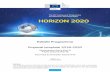 H2020 Programme Proposal template 2018-2020 · 2018-02-05 · Research & Innovation - Participant Portal Proposal Submission Forms Page 5 of 16 Proposal ID Acronym H2020-CP-IA-2016-v2.pdf