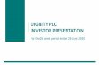 Dignity Investor Presentation June 2020 · This presentation and the Dignity plc investor website may contain certain ‘forward-looking statements’ with respect to Dignity plc