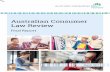 Australian Consumer Law Review - Final Report€¦ · Web viewAppendix E: Stakeholder roundtables and meetings117 Message from the Chair On behalf of Consumer Affairs Australia and