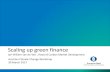 Scaling up green finance - kpc-consulting.at · Scaling up green finance Jan-Willem van de Ven , Head of Carbon Market Development ... • further scale-up the Bank’s operational