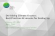 De-risking Climate Finance: Best Practices & Lessons for ... · Innovative blended finance facility offering end-to-end full project lifecycle financing for renewable energy projects