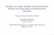 Valuation of Large Variable Annuity Portfolios: Monte Carlo … · 2017-08-21 · Synthetic portfolios In particular, we create a synthetic portfolio of variable annuity contracts