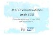 ICT-en cloudevoluties in de CGG...Drupal, via rechtenbeheer GDocs, Sosius, …. • Gemeenschappelijkheid Gdocs? Voordelen van eenvoudige uitwisselingen over CGG heen. Online samenwerking.