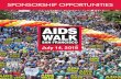 AIDS WALK · • Opportunity to put your organization’s branded item in the AIDS Walk Kick-Off Reception gift bag Additional benefits as requested PRESENTING SPONSORSHIP $200,000