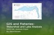 GIS and Fisheries · Important GIS Tools • Create Features and associated tools o Used to digitize shorelines, subtract islands o Can digitize watershed area and stream lengths